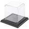 Pioneer Plastics 033CPBASE-UV Clear Plastic Baseball Display Case with Base (UV Resistant), 3" W x 3" D x 3" H